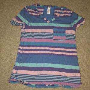 IVIVVA MULTI-COLOURED striped t shirt